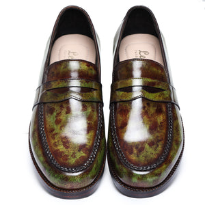 Penny Loafers - Green