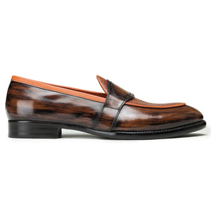 Saddle Loafers - Brown