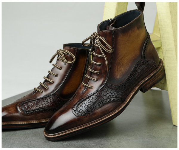 men's lace up dress boots