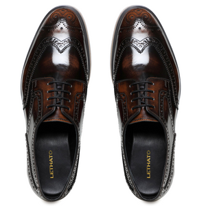 Wingtip Sneakers- Brush Off Brown