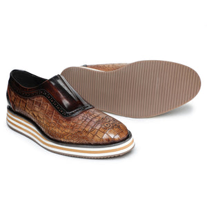 Slip On Sneakers- Crocs Brown