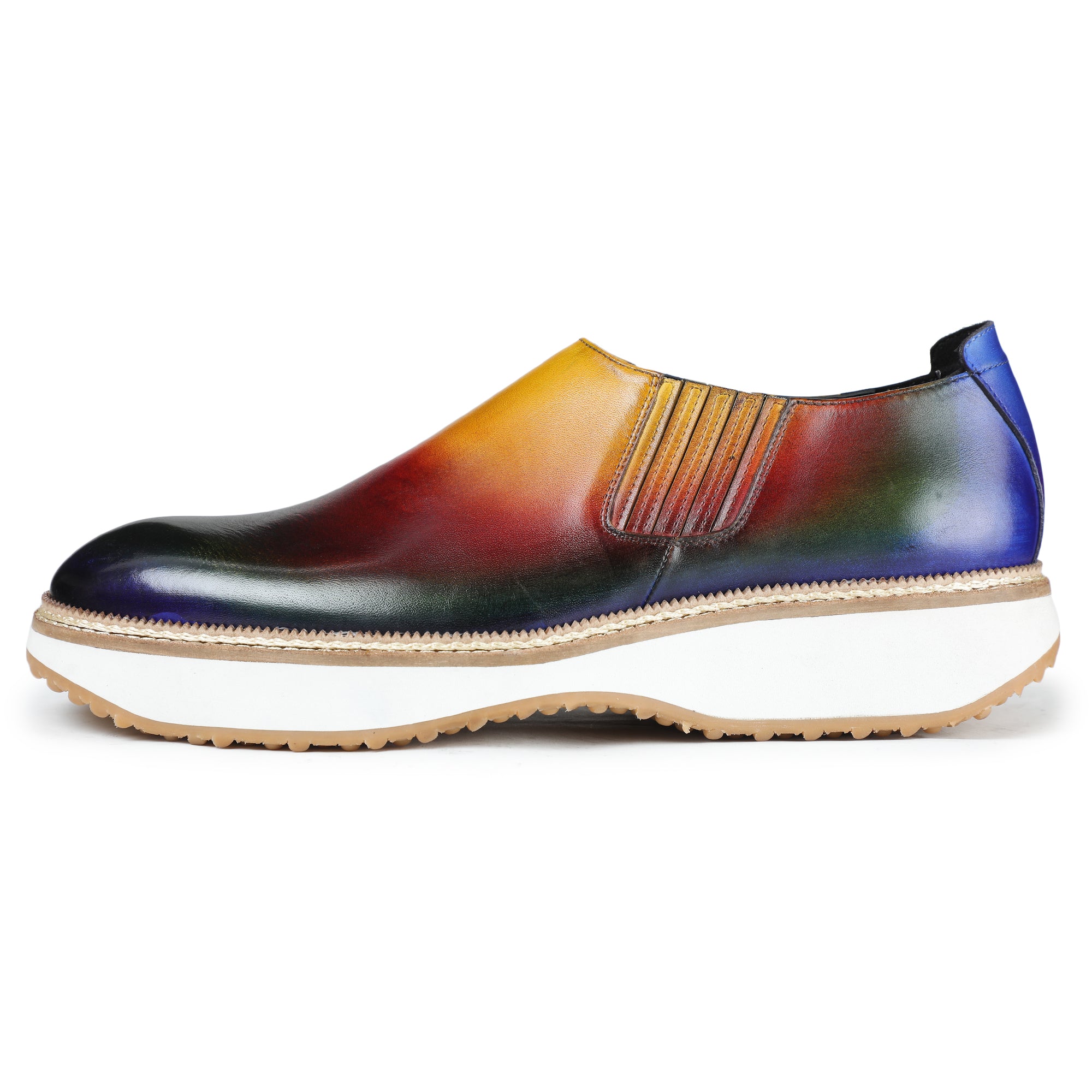 Slip On Sneakers- Multicolor | Lethato STANDARD / US 8.5-9 / UK 8 / Multicolor Slip On Sneakers- Multicolor | Lethato STANDARD / US 8.5-9 / UK 8 / Multicolor
