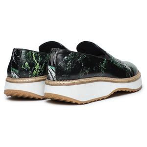 Jaguar Designer Print Sneakers- Green