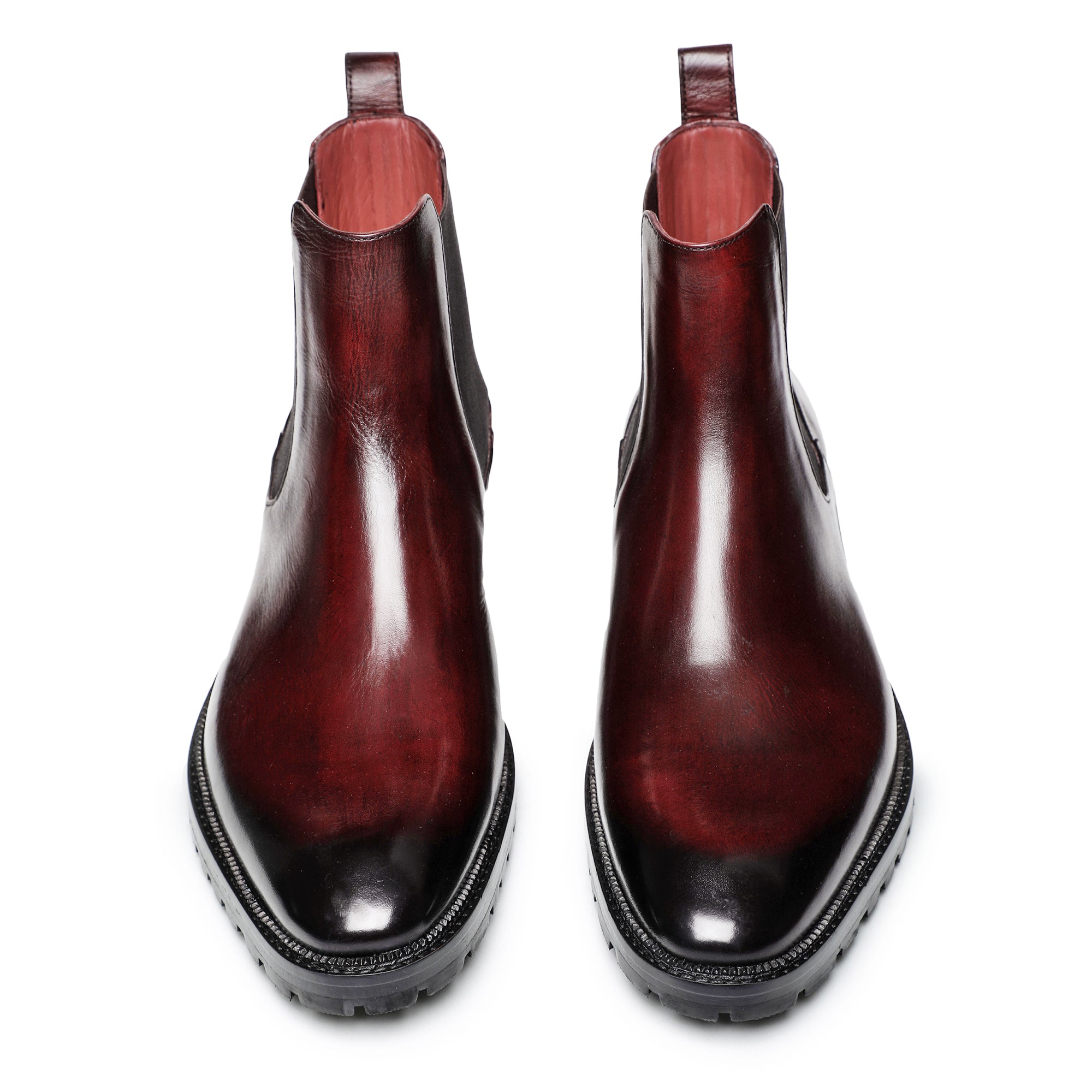Bottes faites à la main en cuir vintage - France Bottes faites à la main en cuir vintage - France