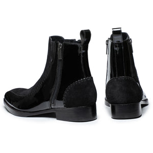 Driver Zipper Boots - Black