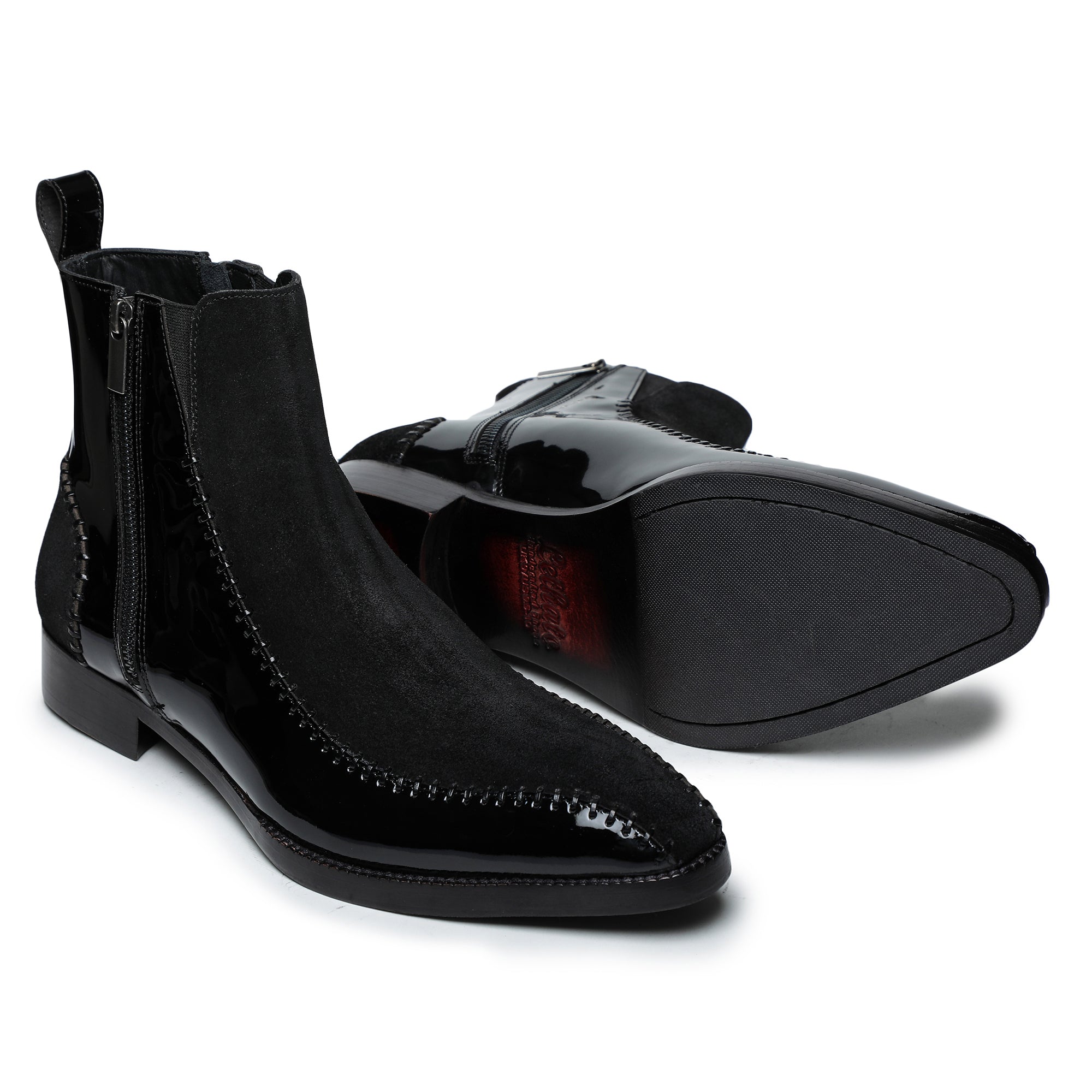 Driver Zipper Boots - Black | Lethato STANDARD / US 8.5-9 / UK 8 / Black Driver Zipper Boots - Black | Lethato STANDARD / US 8.5-9 / UK 8 / Black