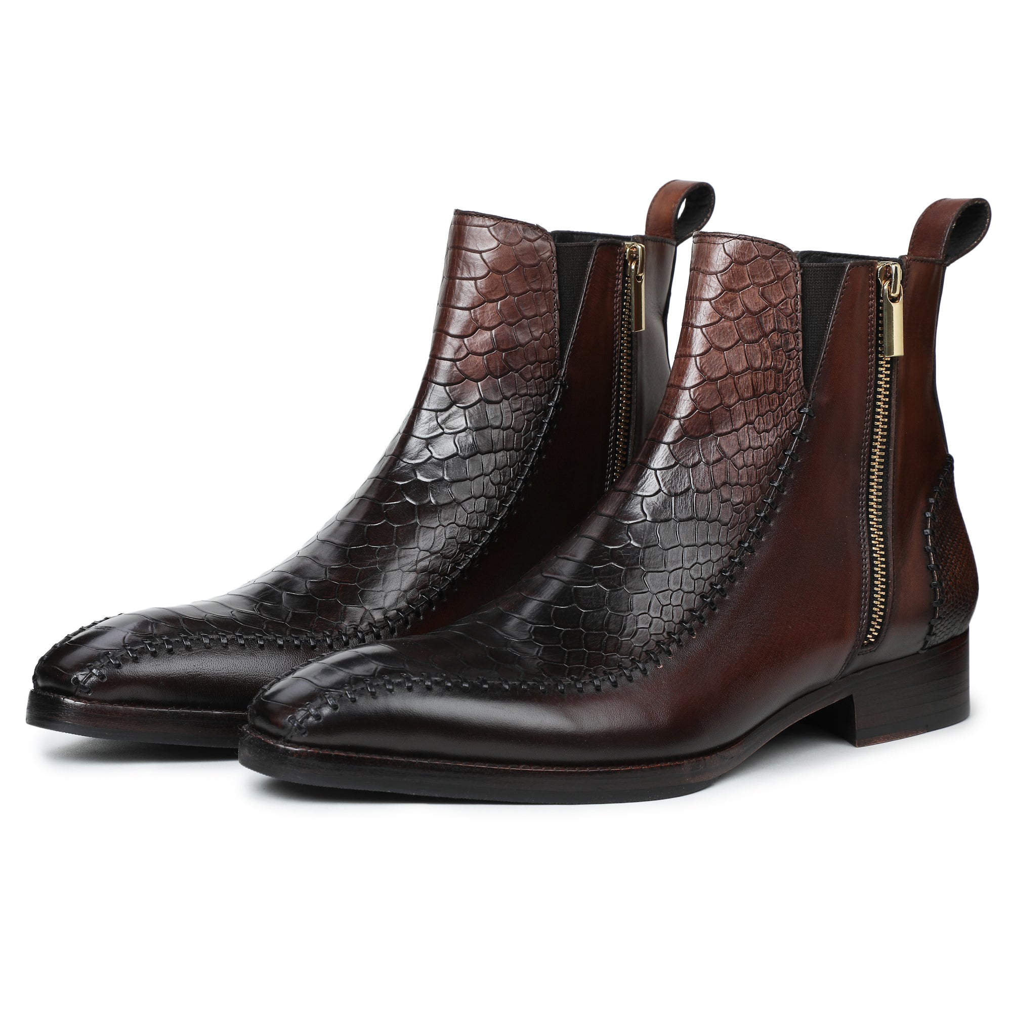 Driver Zipper Boots - Brown | Lethato Driver Zipper Boots - Brown | Lethato