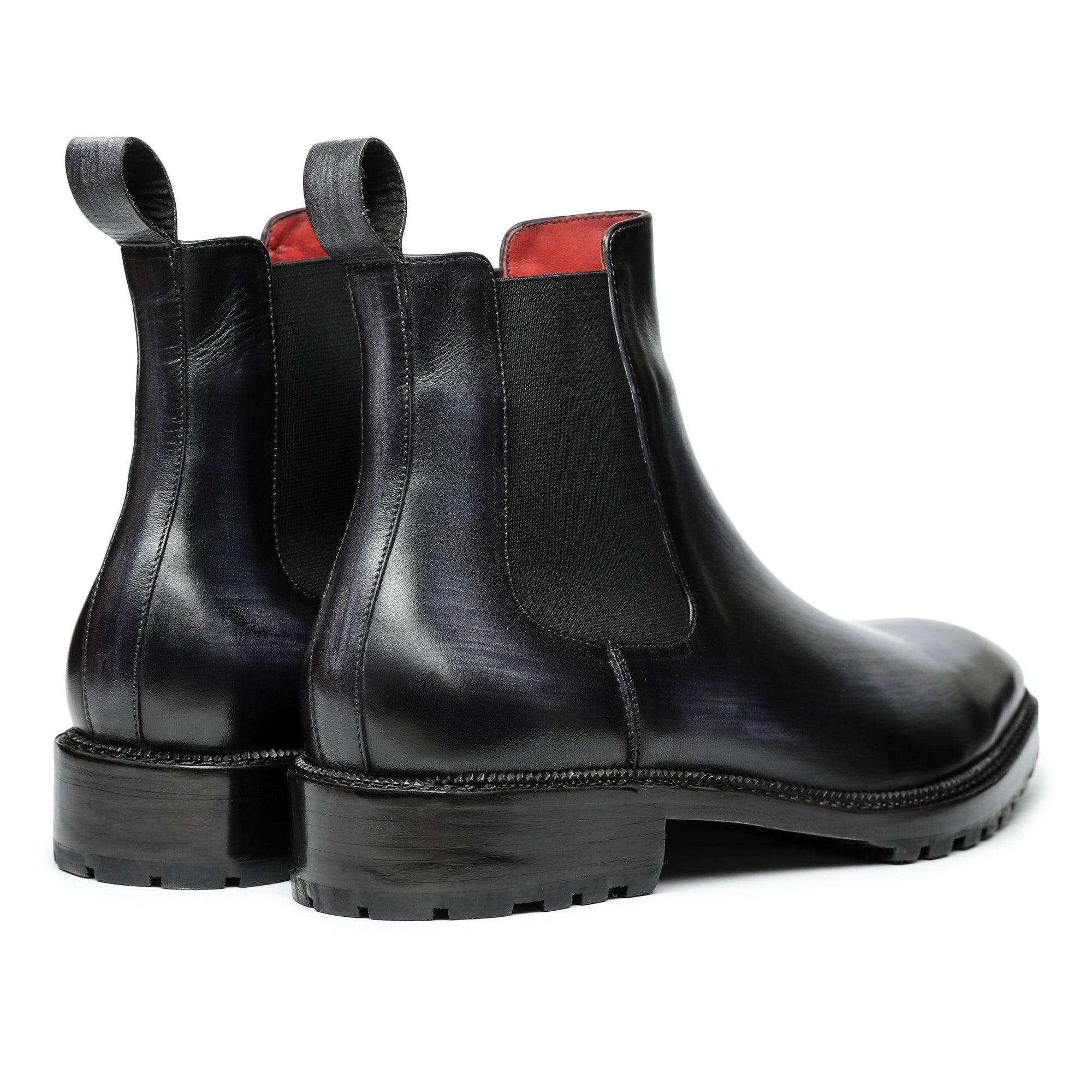 Men's High Quality Red Bottom Chelsea Boots