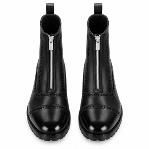 Zipper Boots - Black