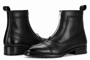 Zipper Boots - Black