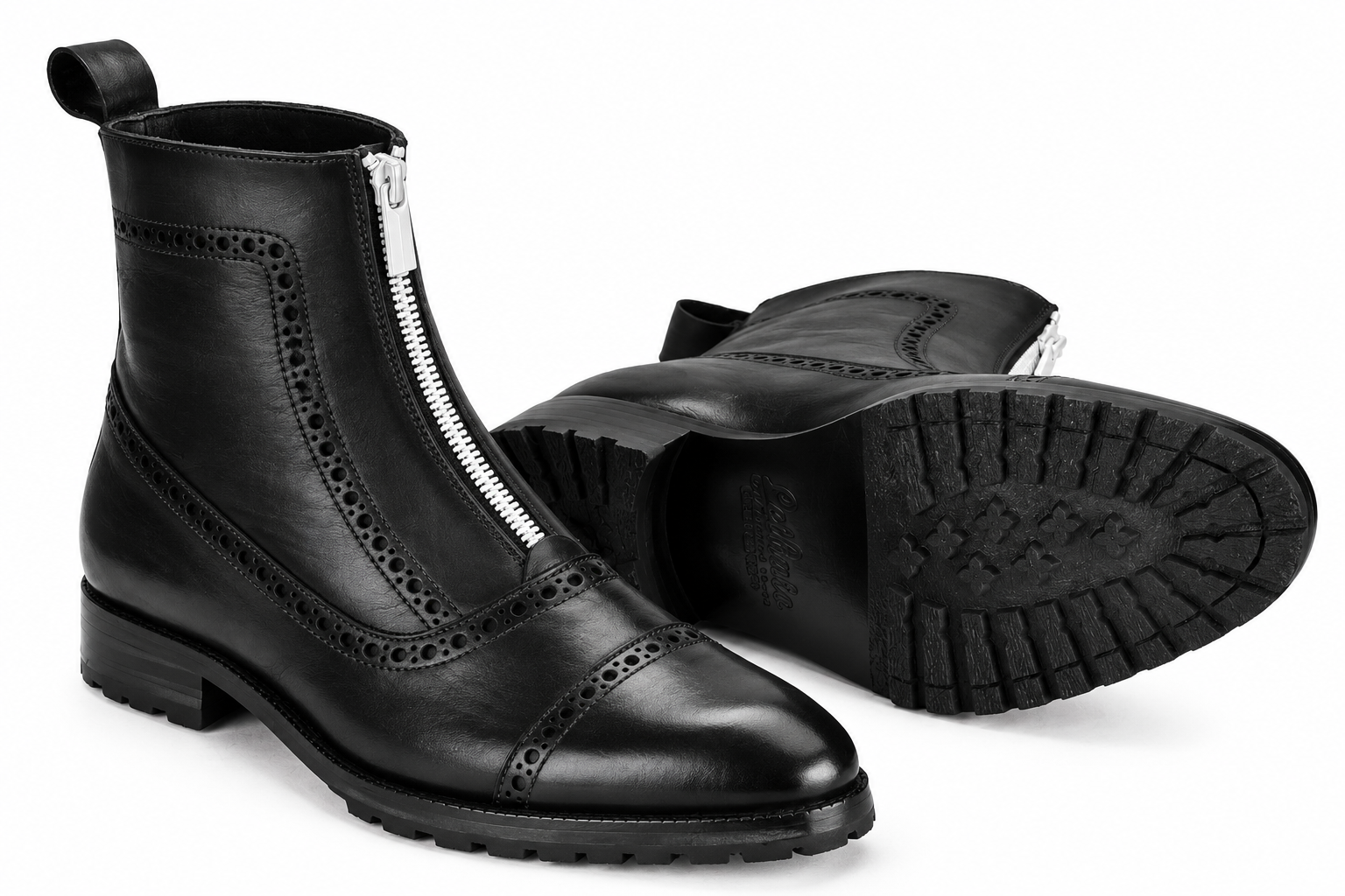 Zipper Boots - Black