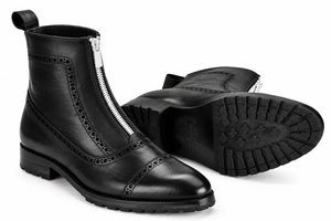 Zipper Boots - Black