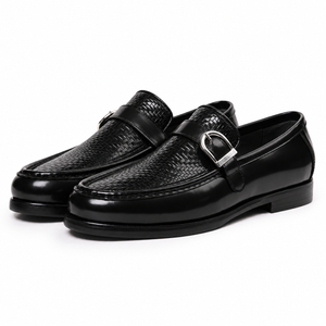 Single Strap Loafers - Black