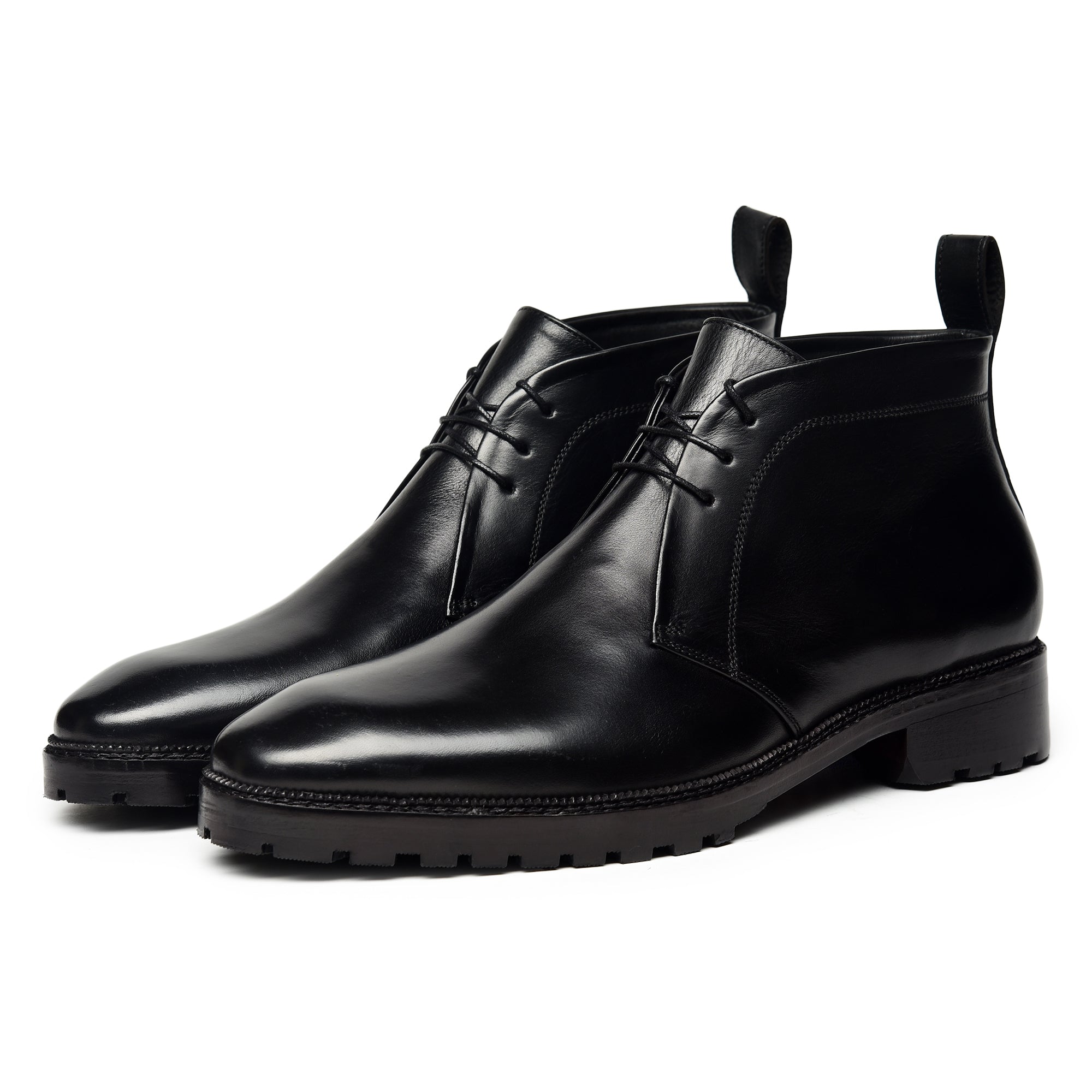 Classic Chukka Boots- Black by Lethato STANDARD / US 11.5-12 / UK 11 / Black