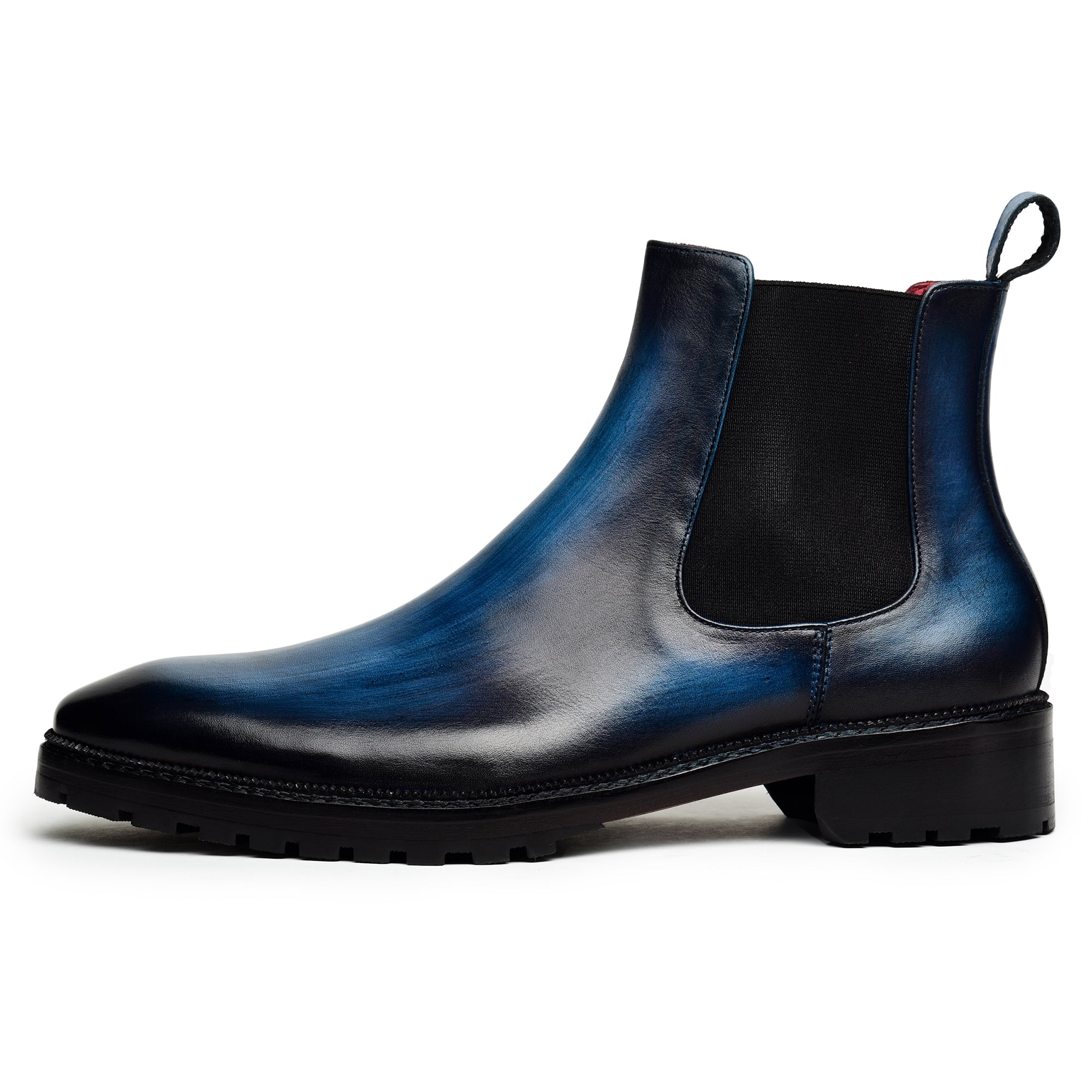 Mens Chelsea Boots- Navy : Lethato
