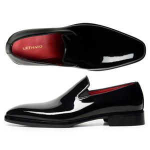 Venetian Loafers - Patent Black