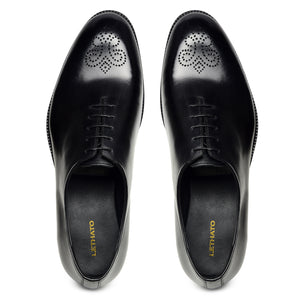 Medallion Toe Oxford - Black