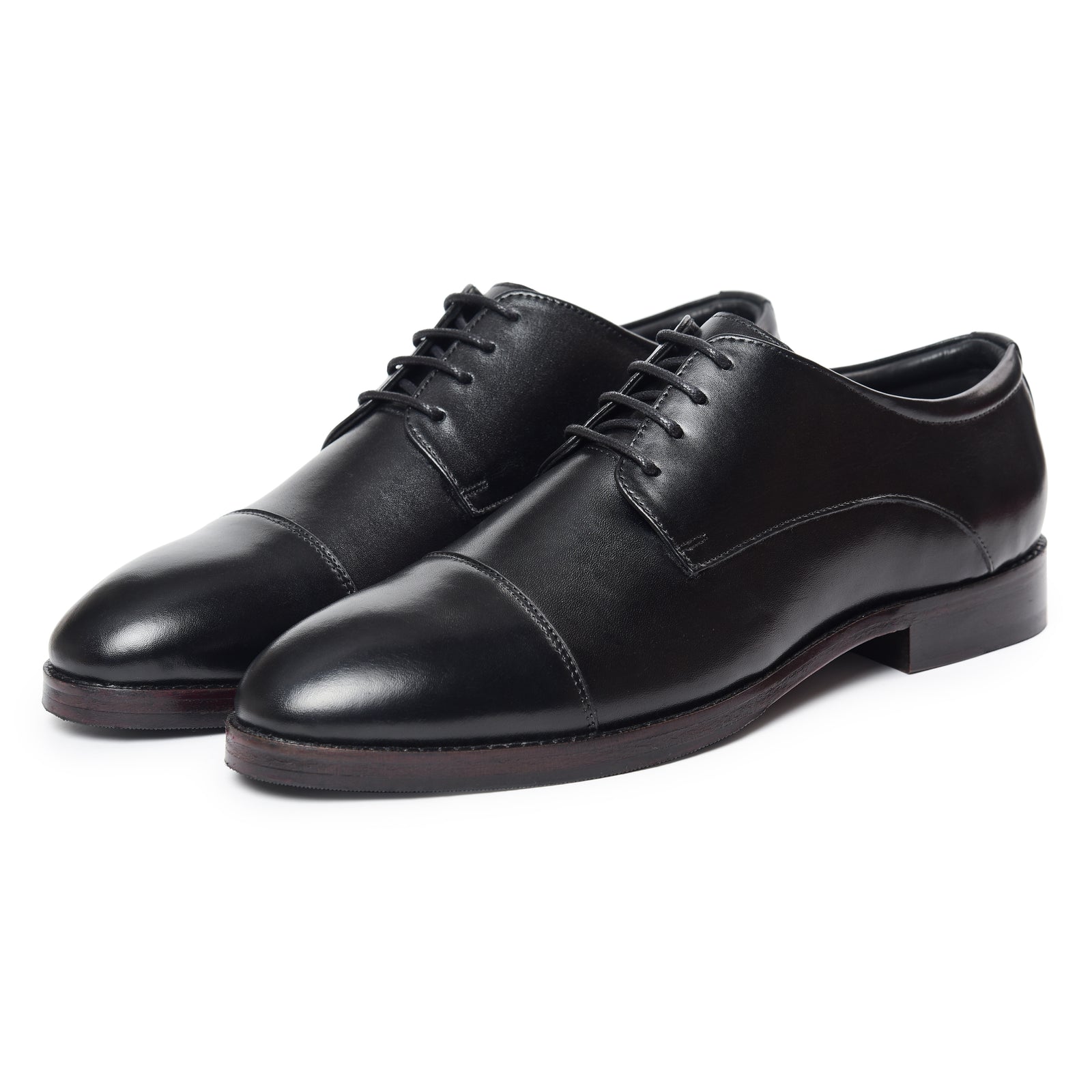 Derby Schuhe - Schwarz