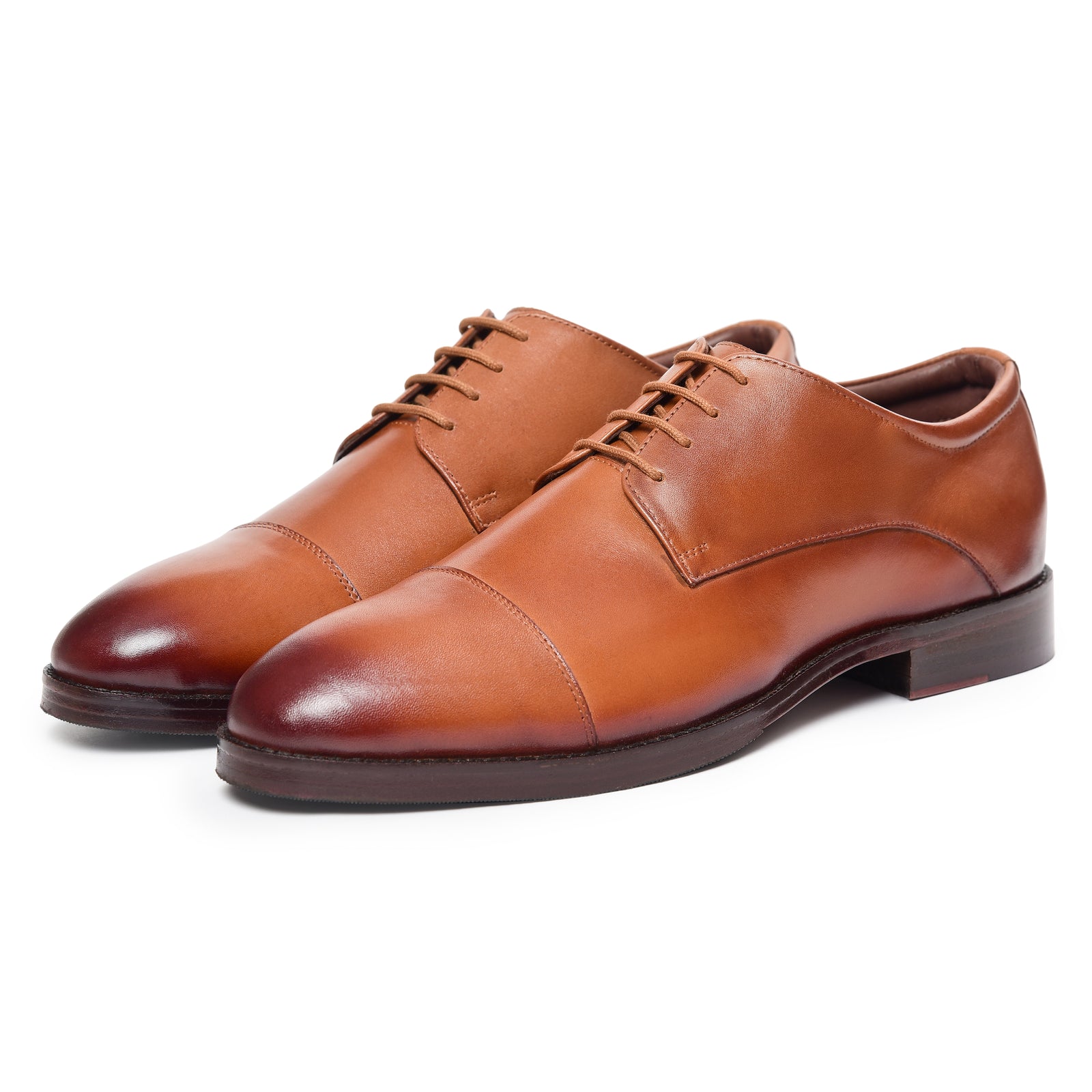 Derby Schuhe - Hellbraun