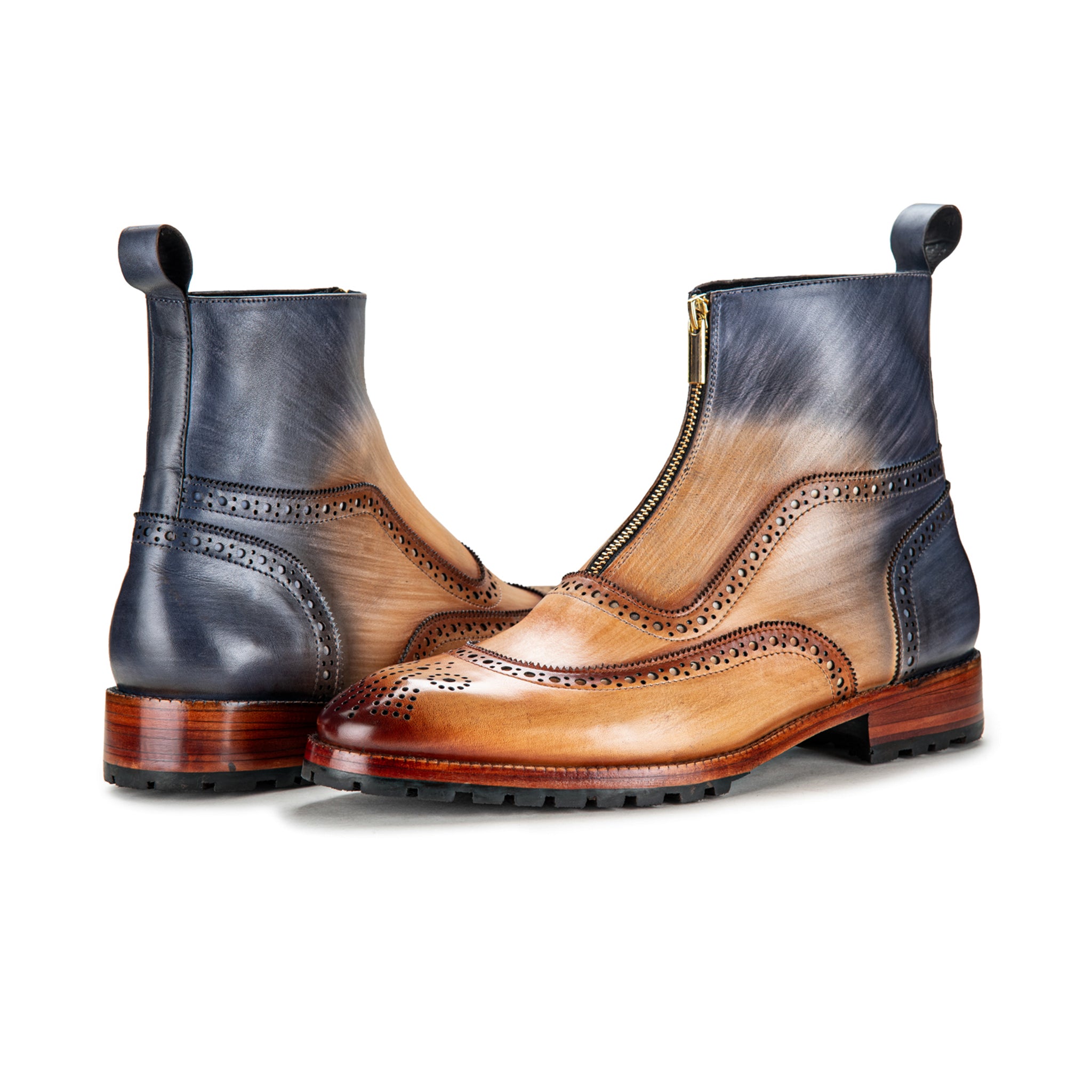 Mens Chelsea Boots- Brown : Lethato UK 6 / US 7 / Euro 40 / Brown
