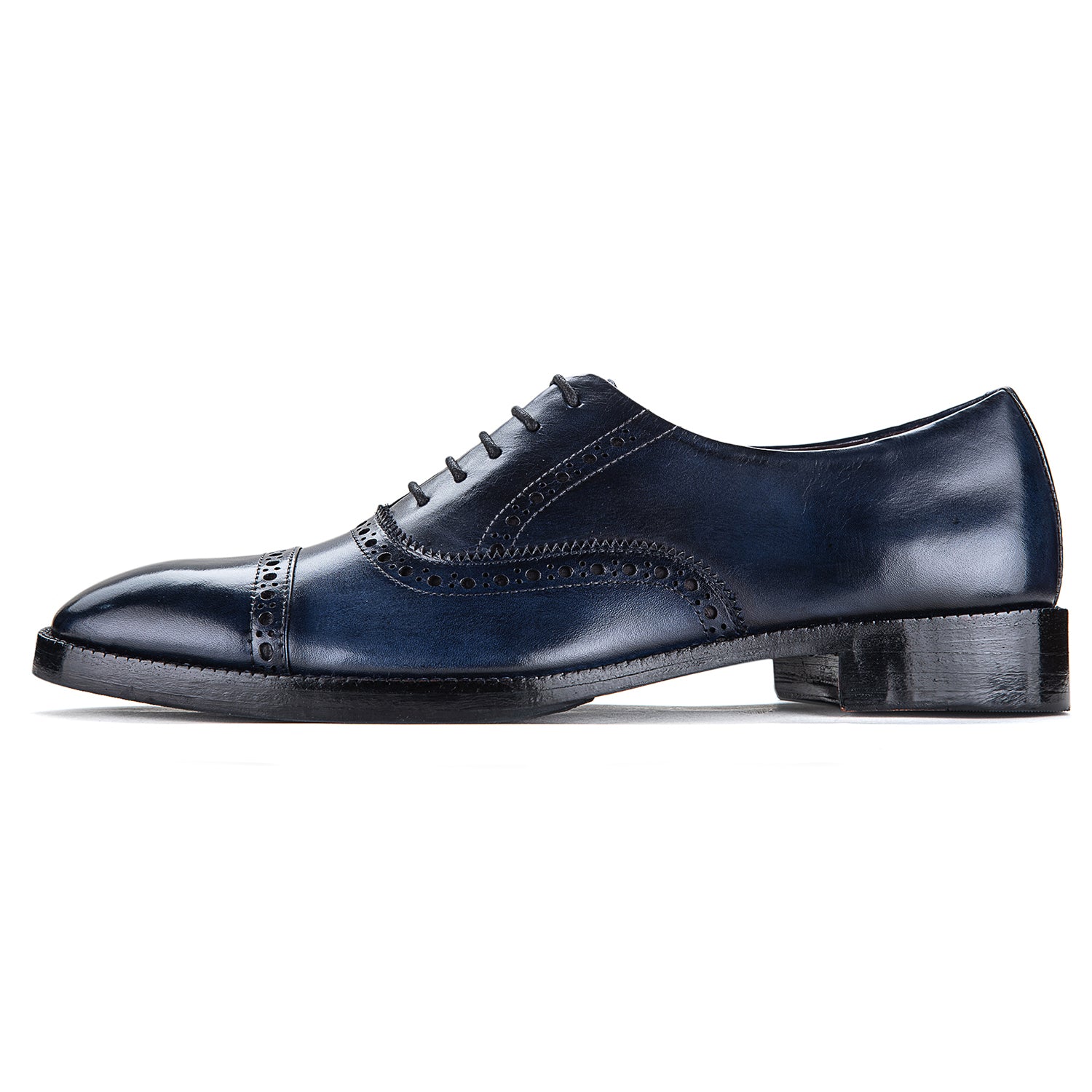 Lethato Classic Captoe Oxford - Wine Red UK 7 / US 7.5 – 8 / Euro 41 / Wine Red