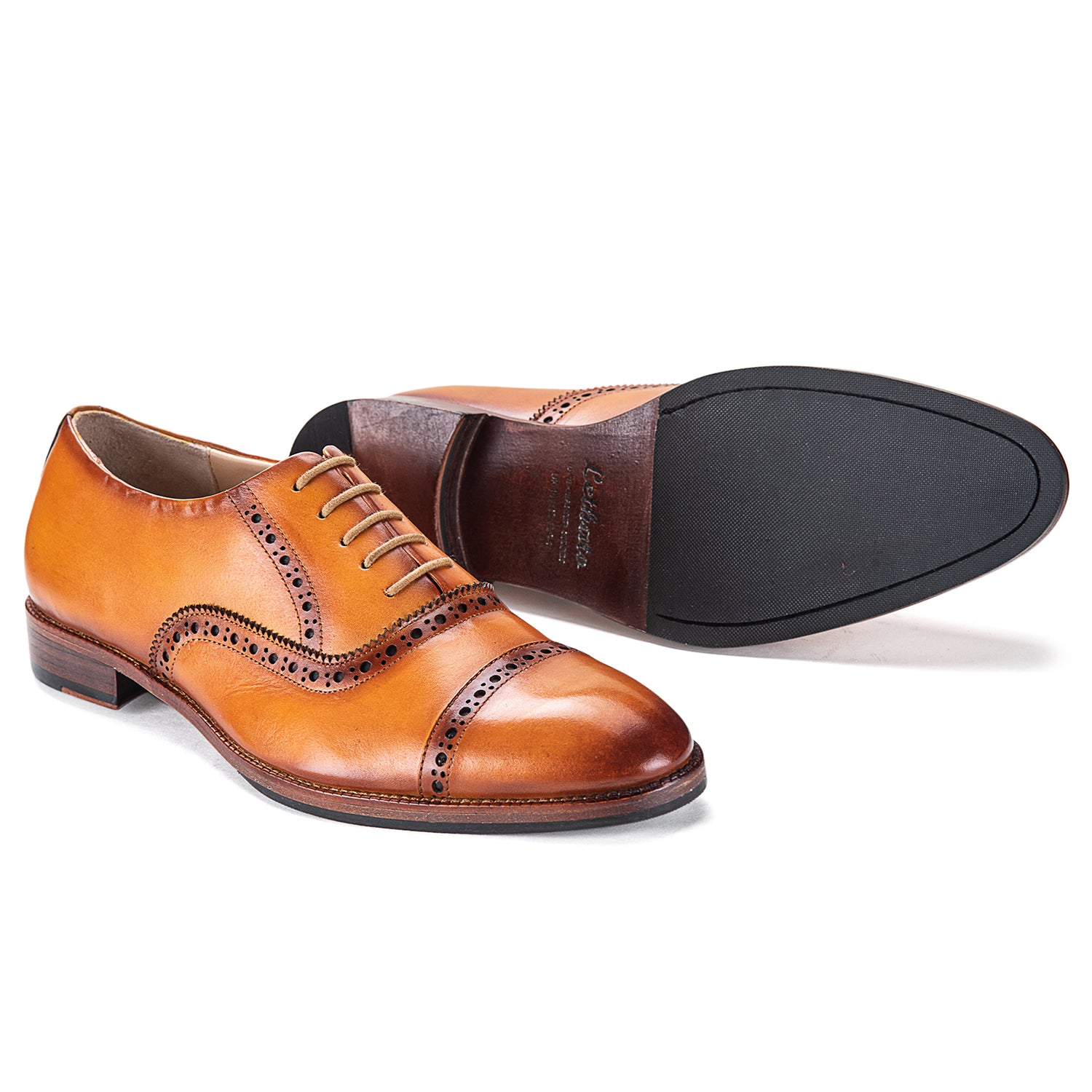 Klassischer Captoe Oxford - Hellbraun