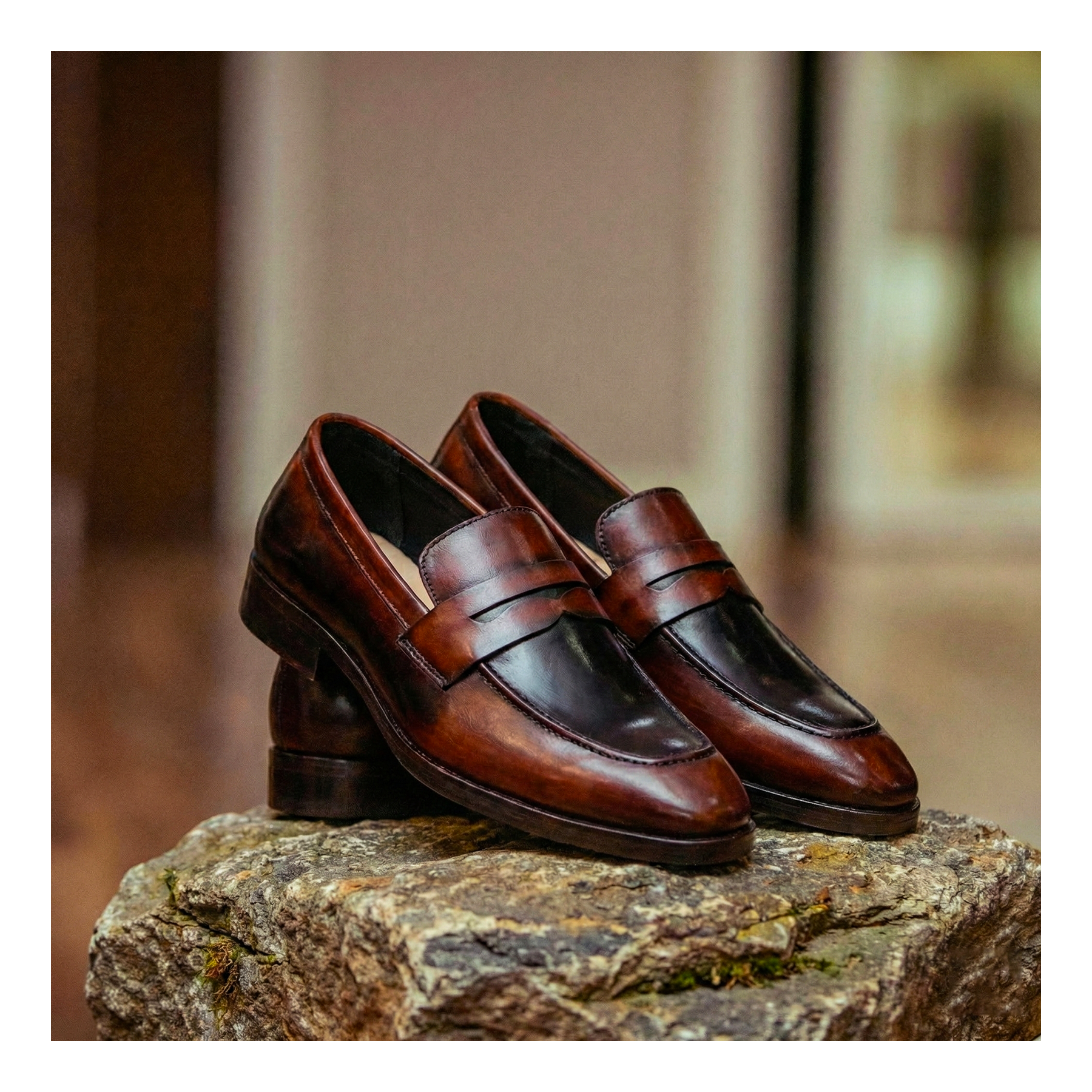 Buy Lethato Penny Loafers - Brown