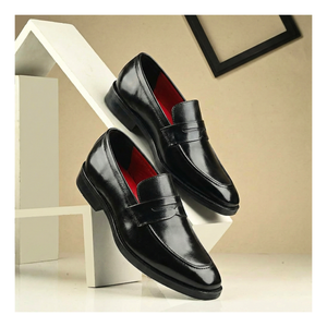 Penny Loafers - Dark Black