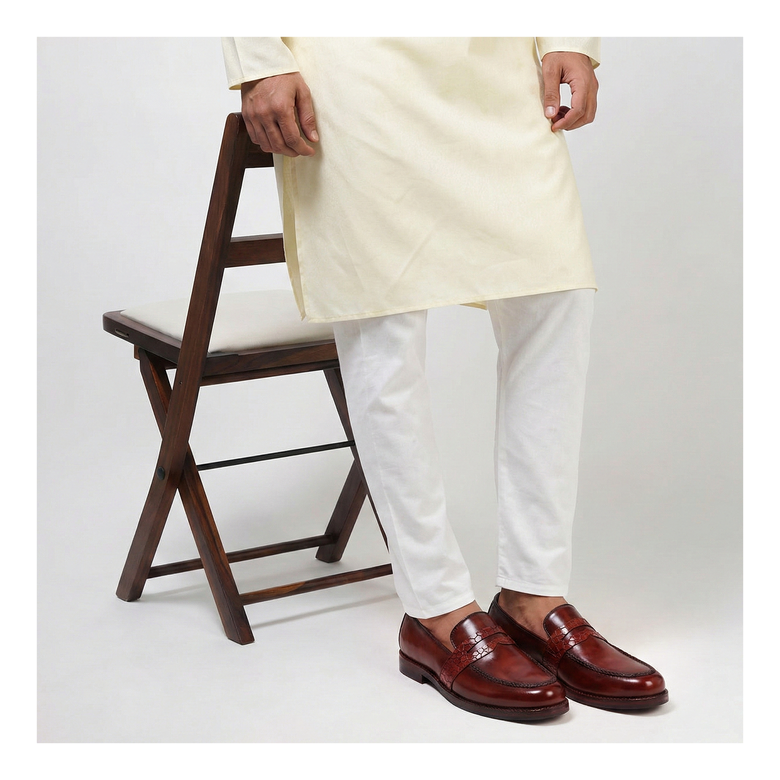 Penny Loafers - Wine Red