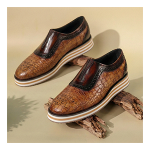 Baskets sans lacets - Crocs marron