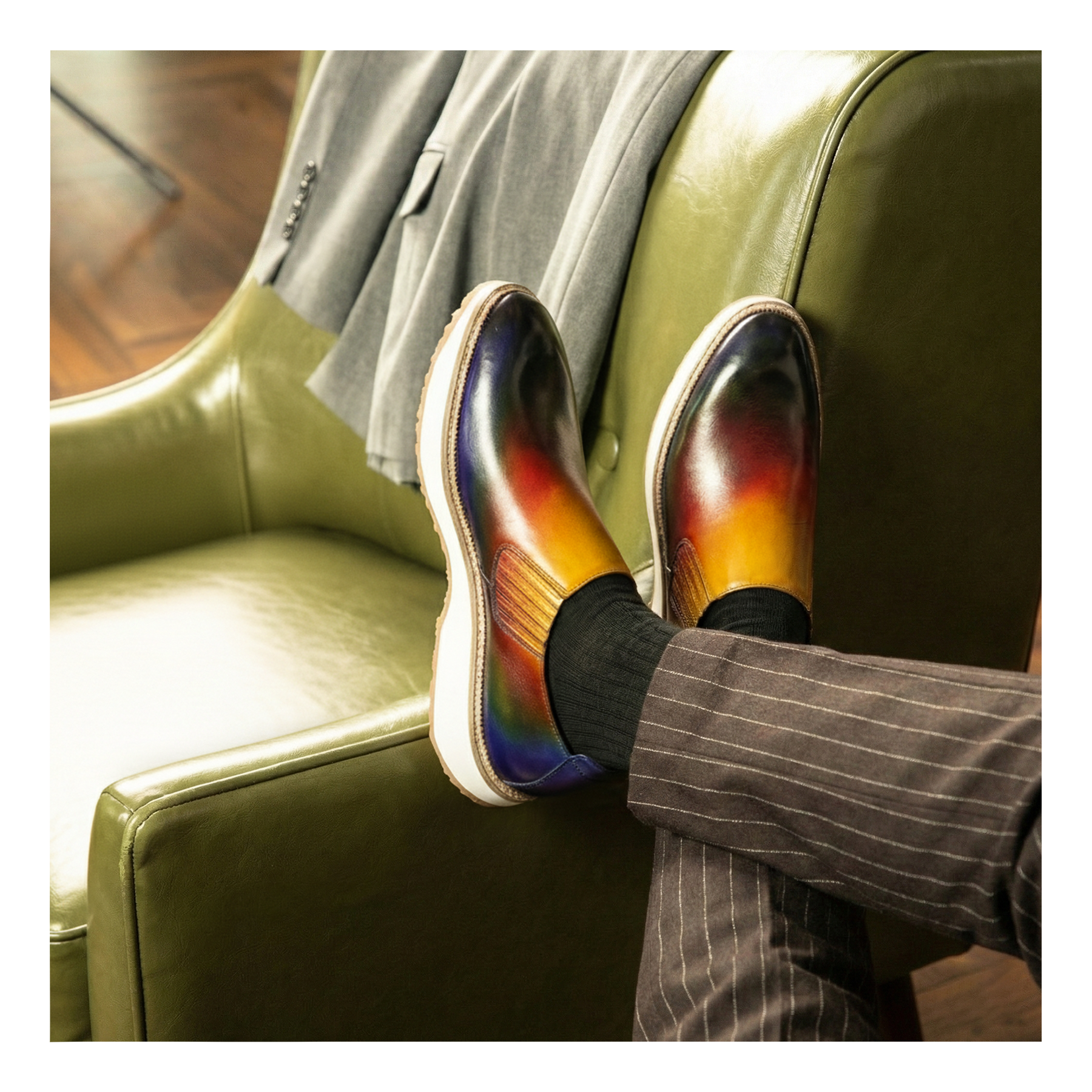 Slip On Sneakers- Multicolor | Lethato STANDARD / US 8.5-9 / UK 8 / Multicolor Slip On Sneakers- Multicolor | Lethato STANDARD / US 8.5-9 / UK 8 / Multicolor