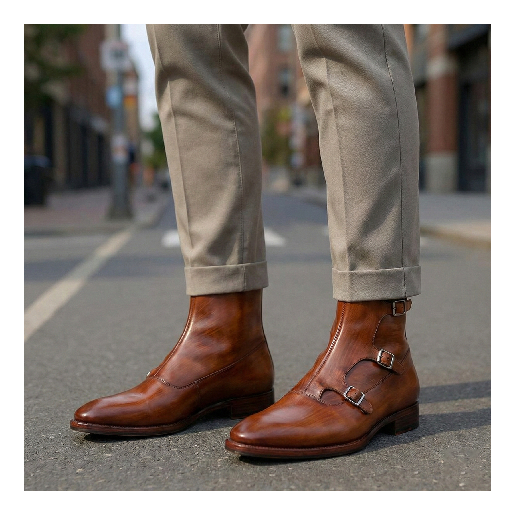 Undandy \'15 Custom Monk Strap Boots Elm St. Men main image 2
