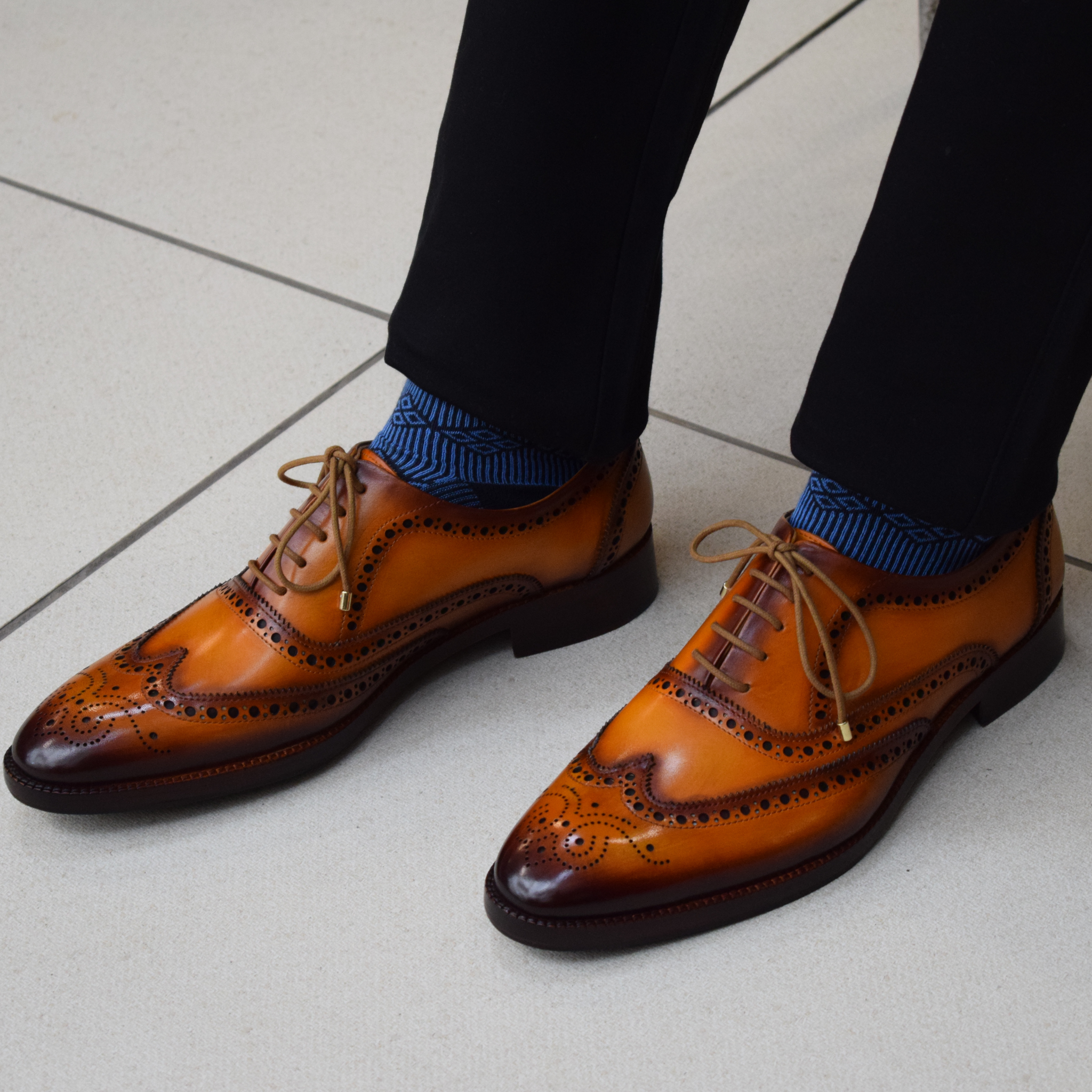 Lethato wingtip brogue oxford discount