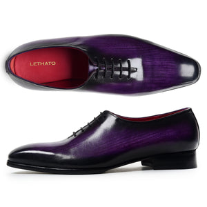 Wholecut Oxfords - Purple