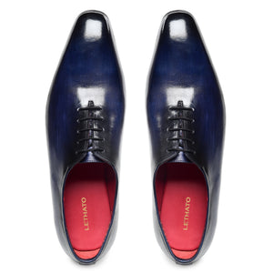 Wholecut Oxfords - Navy Blue