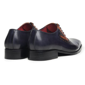 Men's Textured Oxfords - Grey & Tan