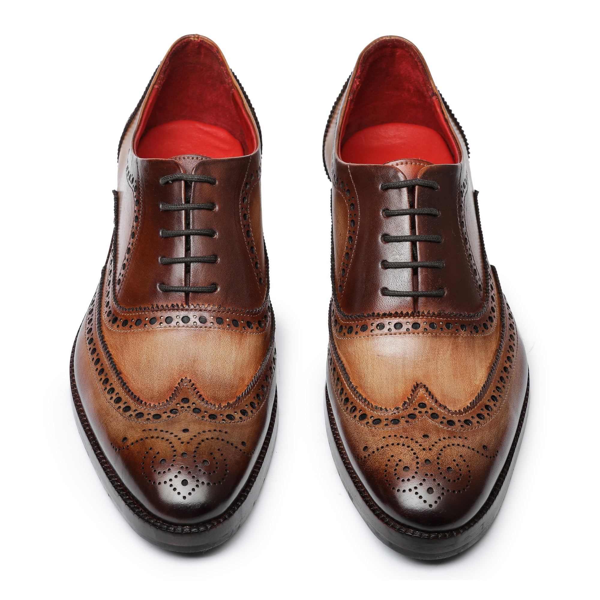 Wingtip Brogue Oxford- Brown | Wingtip Shoes | Lethato