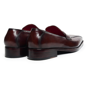 Penny Loafers - Croc Brown