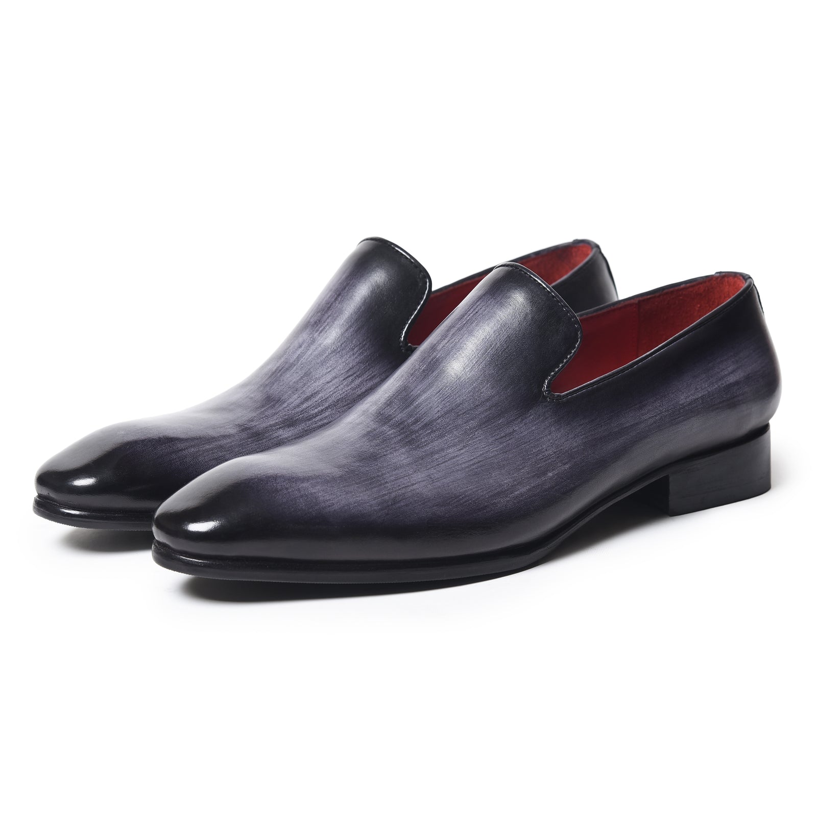 Venezianische Slipper – Lackschwarz
