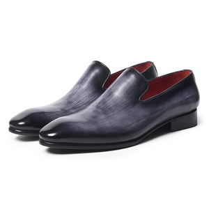 Venezianische Slipper – Lackschwarz