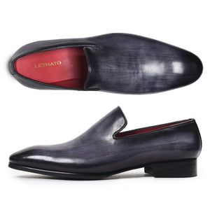 Venezianische Slipper – Lackschwarz