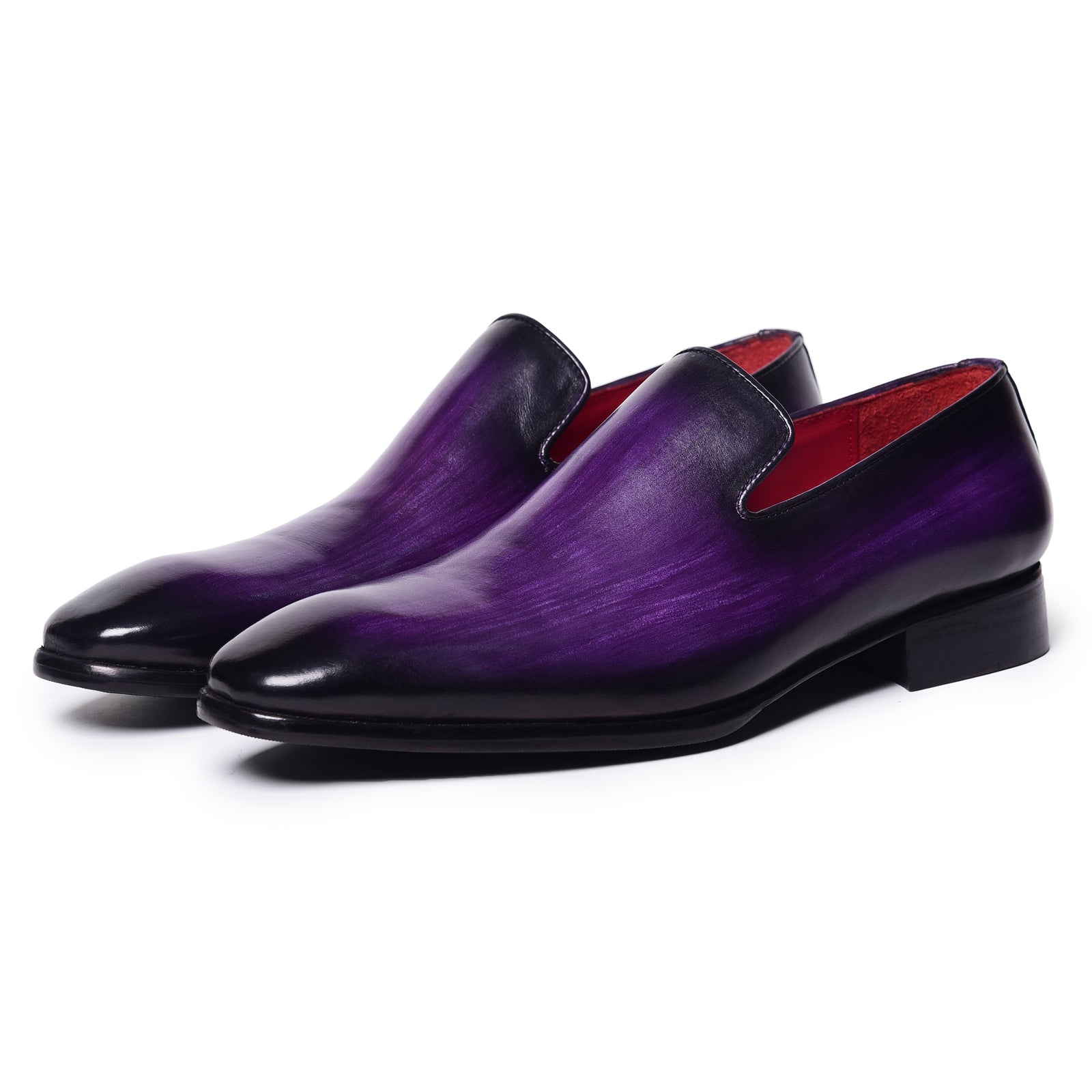 Venezianische Slipper – Lackschwarz