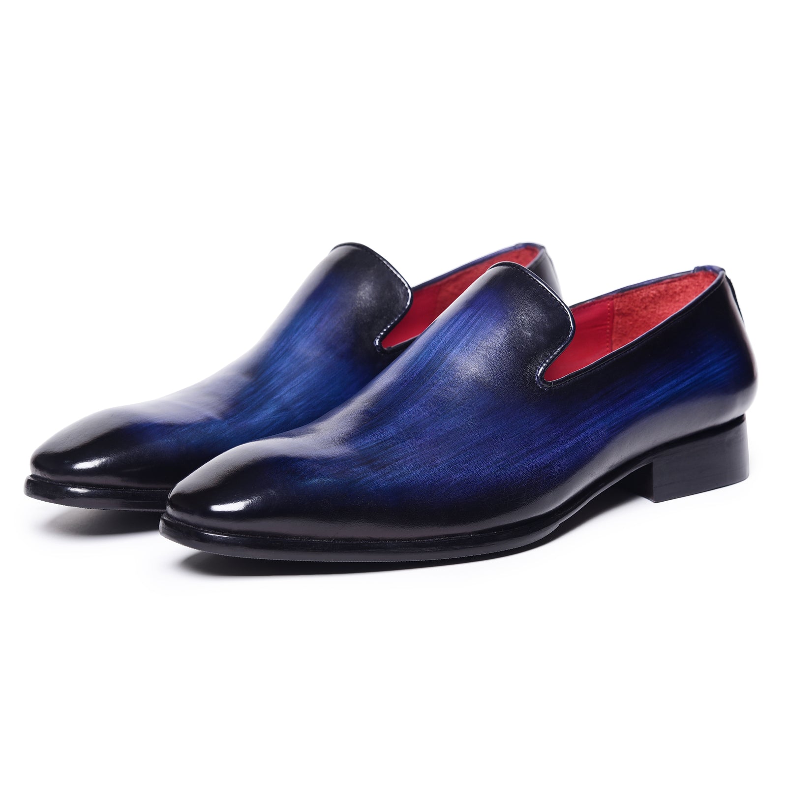 Venezianische Slipper – Lackschwarz