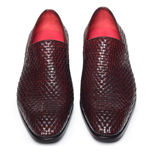 Woven Loafers - Brown