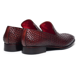 Woven Loafers - Brown