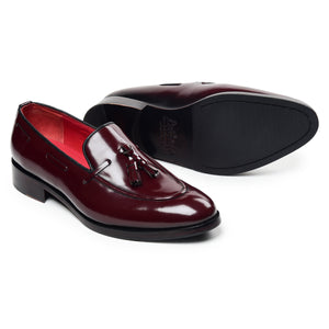 Tassel Loafers - Burgundy
