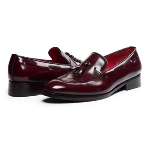 Tassel Loafers - Burgundy