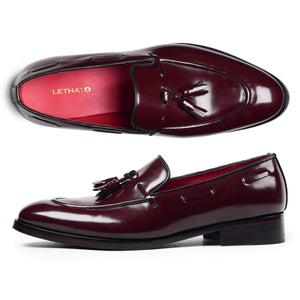 Tassel Loafers - Burgundy