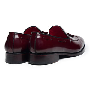 Tassel Loafers - Burgundy