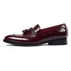 Tassel Loafers - Burgundy